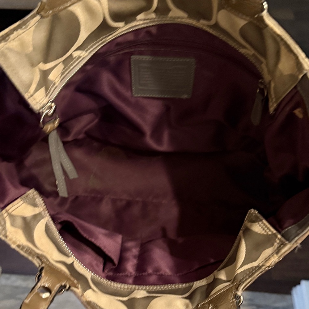 Coach Patchwork Shoulder Bag In Gray - image 3